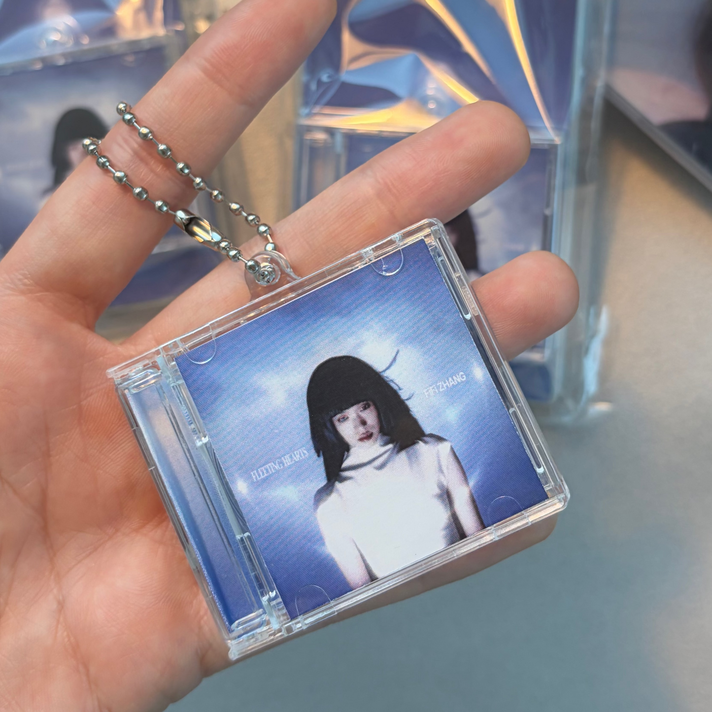 FLEETING HEARTS Miniature CD Keychain with NFC Chip